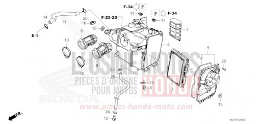 FILTRE A AIR CL500AS de 2025